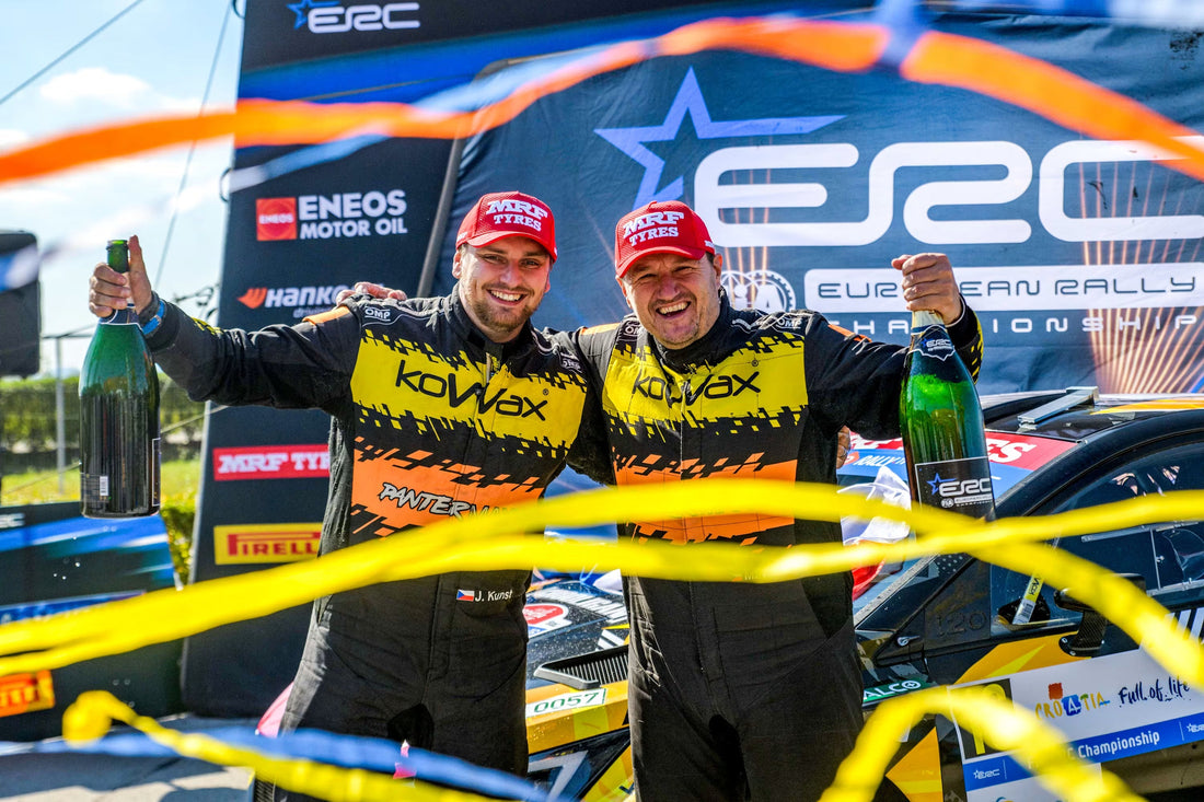 Martin Vlček slaví titul v kategorii ERC Masters